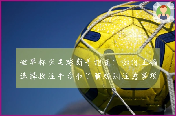 世界杯买足球新手指南：如何正确选择投注平台和了解规则注意事项